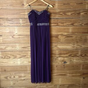 Chic Purple Maxi Dress